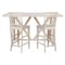 International Concepts Bar Height Table With 2 Slat Back Bar Stools - 30 in. Seat Height K-7228-42-S113-2 - alternate 2